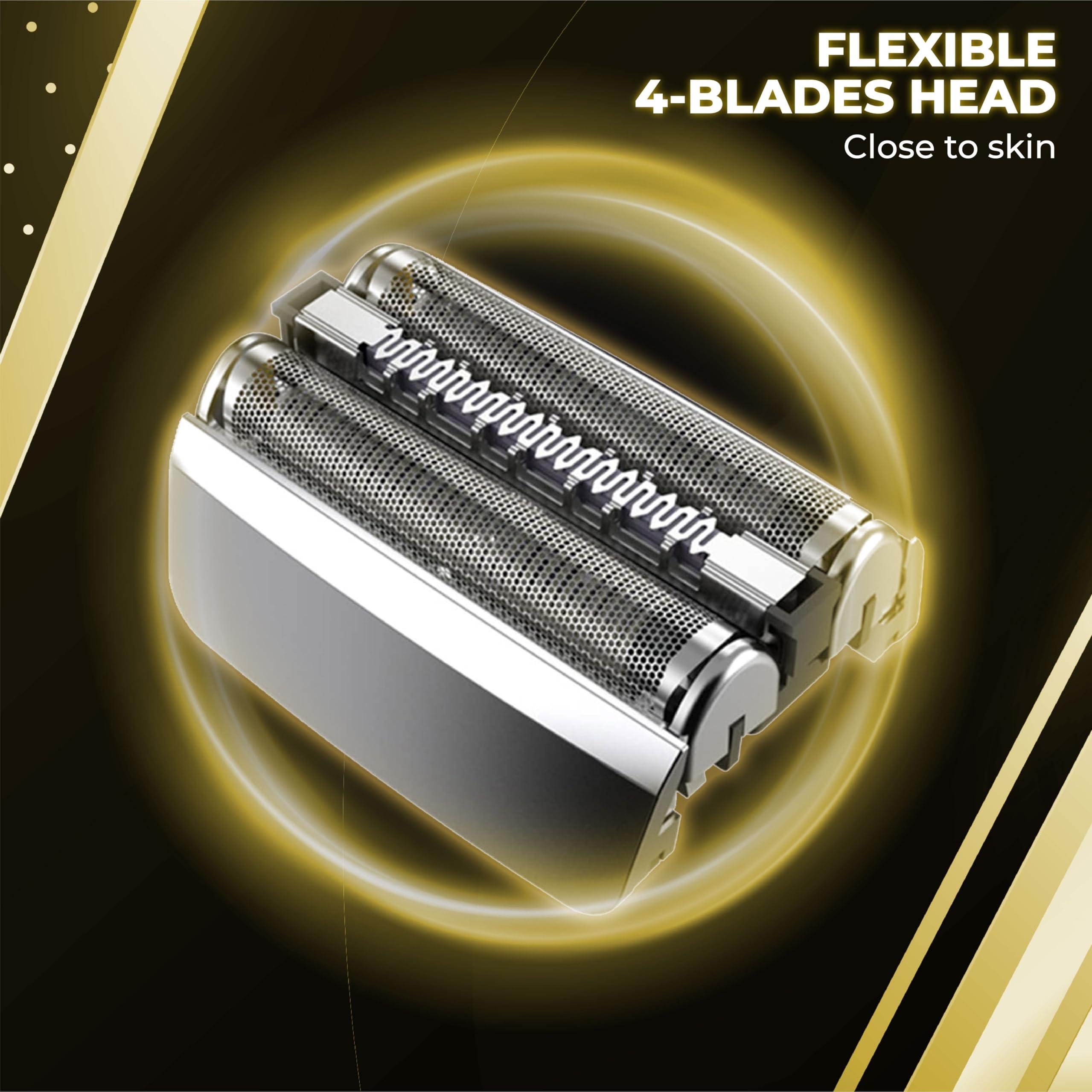 Golden Lotus Creations Golden Lotus Creations 83M Replacement Head Compatible with Braun Series 8 - Compatible with Braun S8 Replacement Head Electric Razor Blades Model 8370cc 8340s 8350s 8467