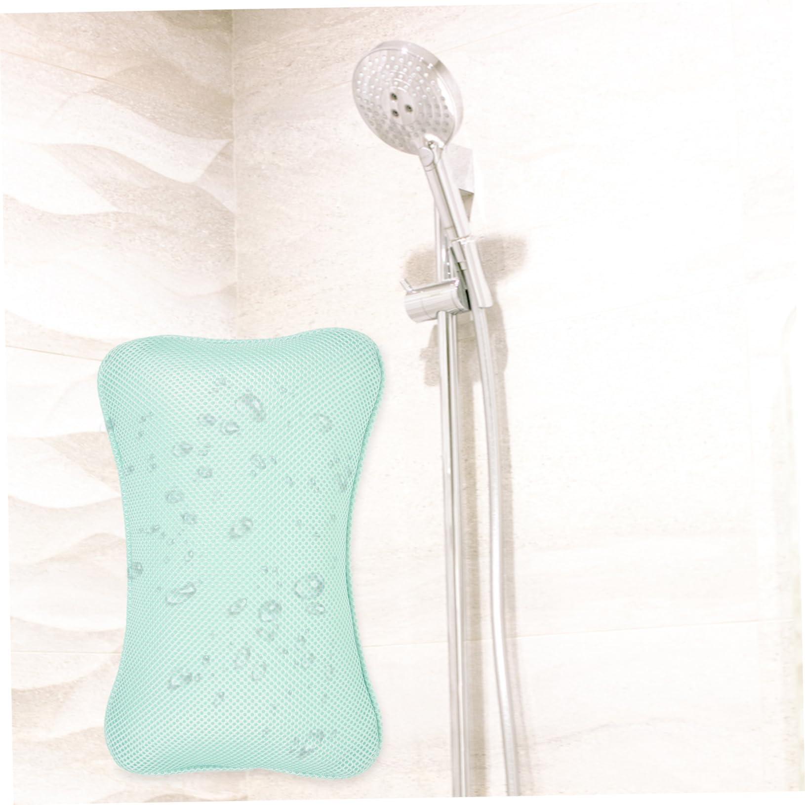 UTHCLO UTHCLO Pillow for Tub Bath Pillow for Curved Tub Bathtub Seat Curtain Inflatable Bath Pillow Spa Bathtub Pillows Bathtub Mat Sponge Absorbent Bath Mat Folding Bathtub