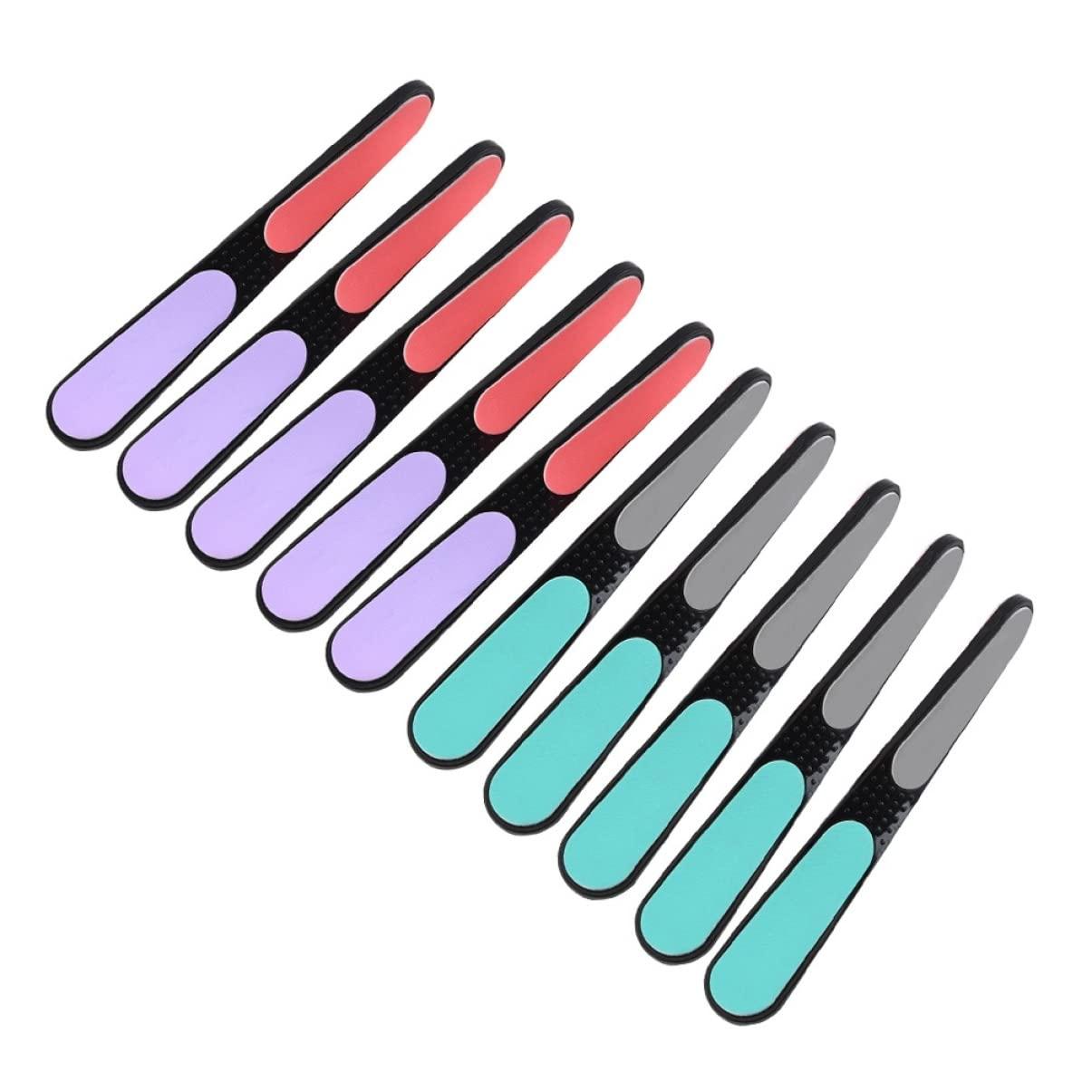 Beaupretty Beaupretty 10pcs fingernail Salon Tools fingernail Polish File Toe Nail Buffer Nail File Tools Manicure Polish Tools Toe Nail File Professional Nail File Nail Files Cosmetic Portable