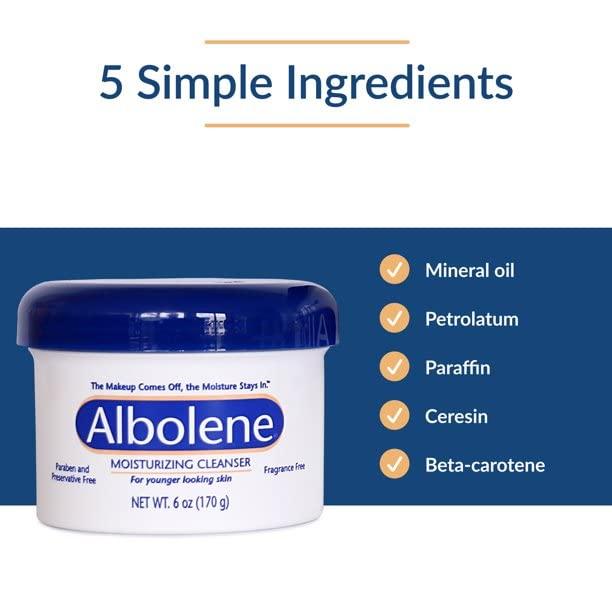 Albolene Albolene Moisturizing Cleanser, 6 Oz (1 Pack)