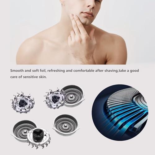 JIANCENGYB HQ9 Replacement Heads compatible with Electric Shavers Razors Replacement Blades HQ9 Speed xl Series HQ9080 HQ9070 HQ8240/8260 8140Xl 8150Xl 8160Xl 8170Xl Upgraded Shaving Heads
