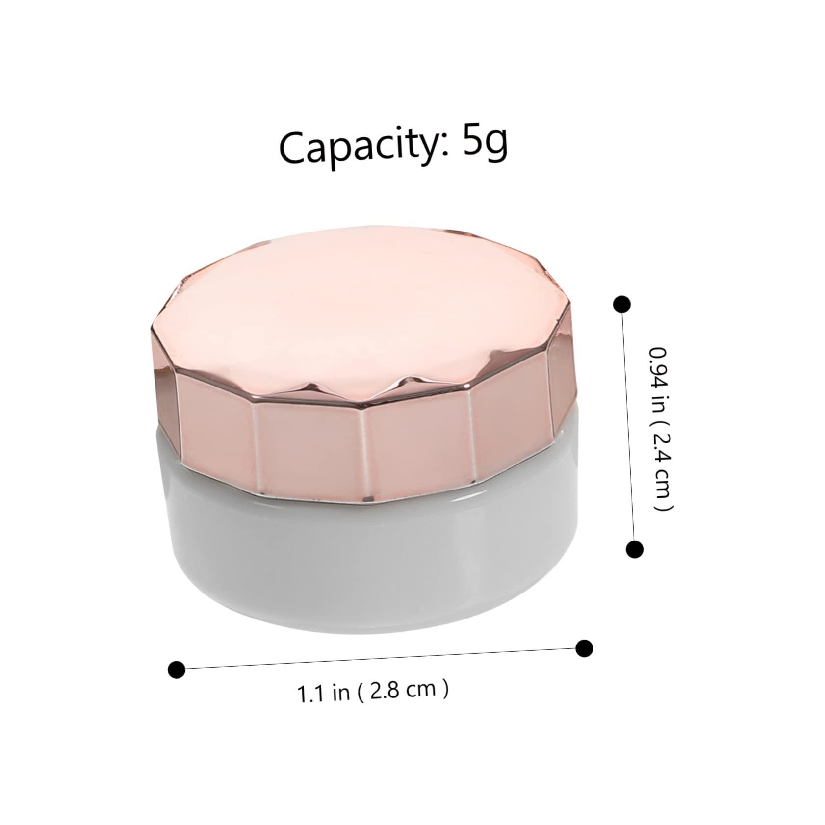 NOLITOY NOLITOY 36 Pcs Cream Box Moisturizer Dispenser Small Makeup Organizer Airless Pump Bottles Makeup Travel Containers Moisturizer Face Cream Plastic Refillable Jars for Cream Lotion