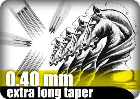 Kwadron Kwadron Tattoo Needles Box of 50 - .35mm 9 Turbo Round Liner Long Taper