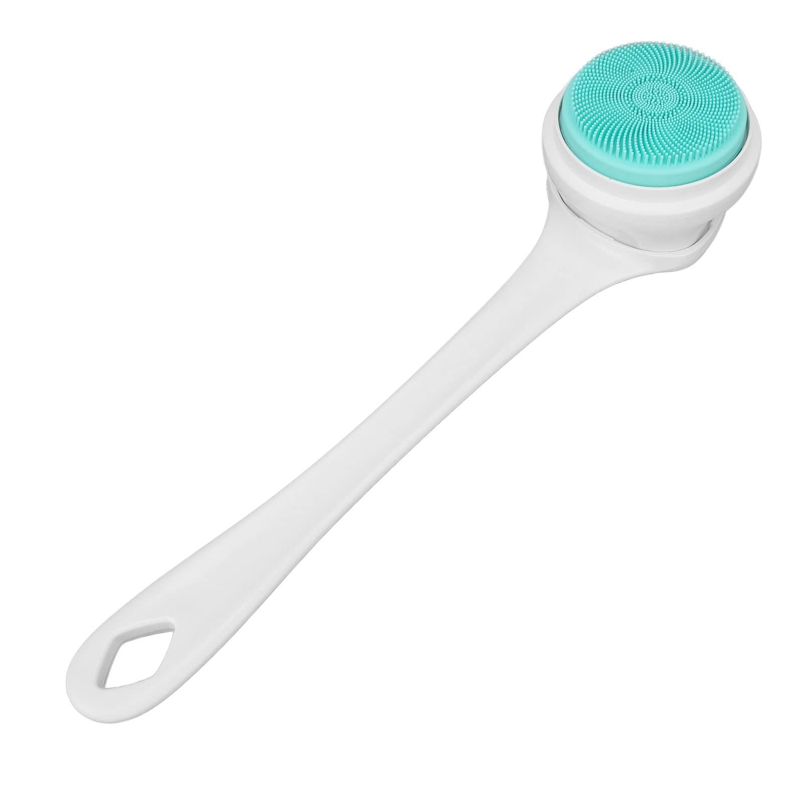 Generic Automatic Back Scrubber for Shower, Electric Body Brush Fully Automatic Electric Bath Brush Long Handle Shower Back Brush for Elderly Pregnant Women Children White