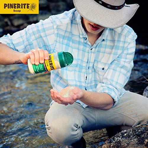 Pinerite, Inc. Pinerite, Natural Heavy Duty Hand Soap, Soft Pine Powder, Gentle on Skin and Eco-Friendly, 10 oz. Bottles, Pack of 2