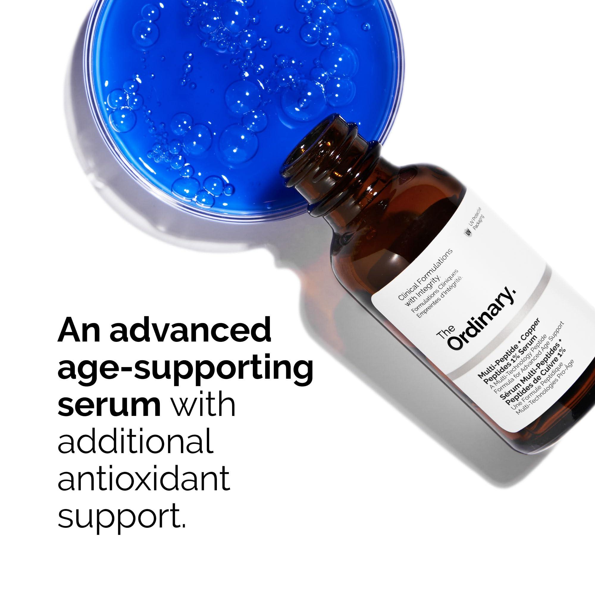 The Ordinary The Ordinary Multi-Peptide + Copper Peptides 1%, Anti-Aging Serum for Fine Lines and Skin Elasticity, 1 Fl Oz