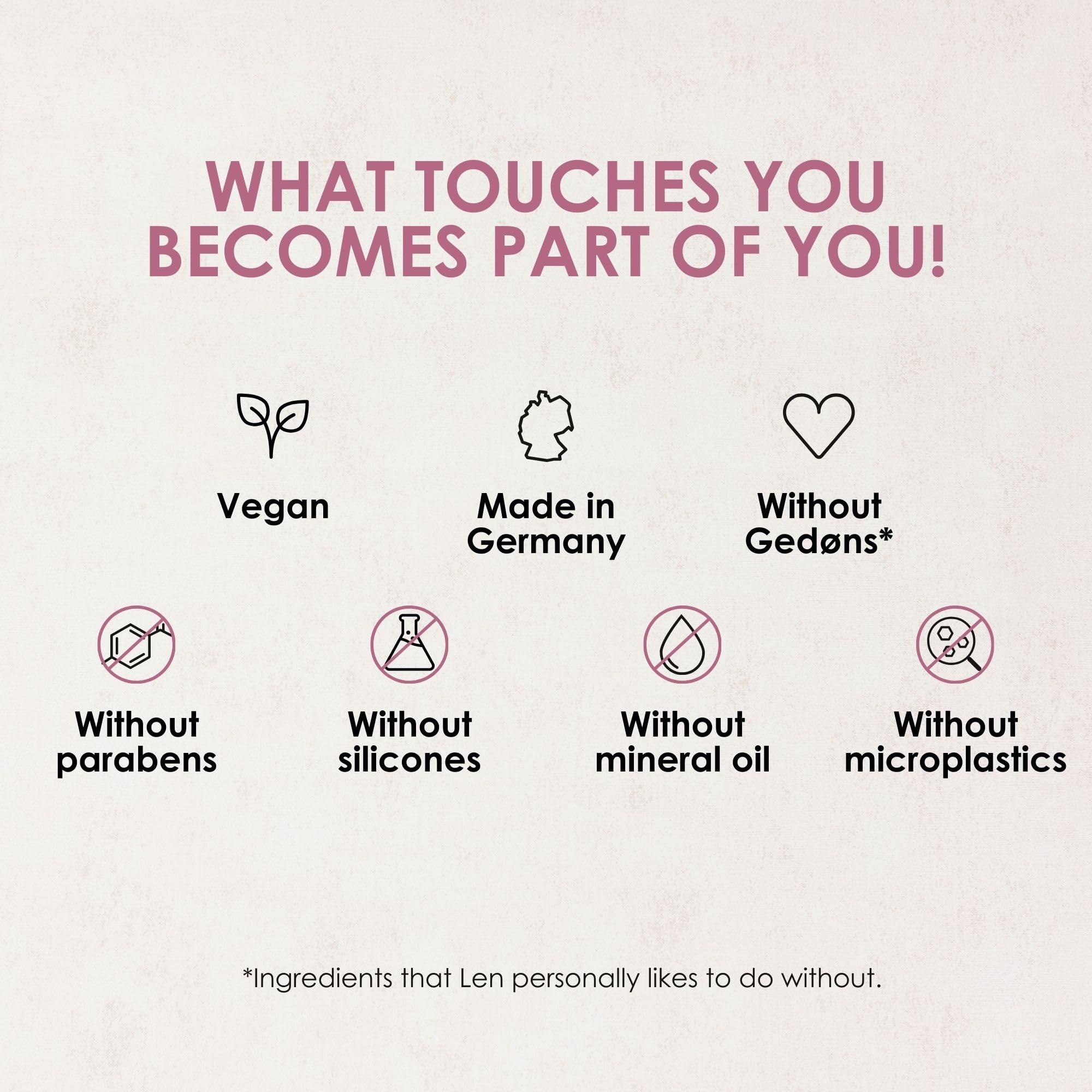 Jean & Len Jean & Len Almond & Keratin Shampoo and Conditioner Set, for structurally damaged hair, tames frizz, protects against hair breakage, without parabens & silicones, vegan, 2 x 10.14 Fl.OZ.