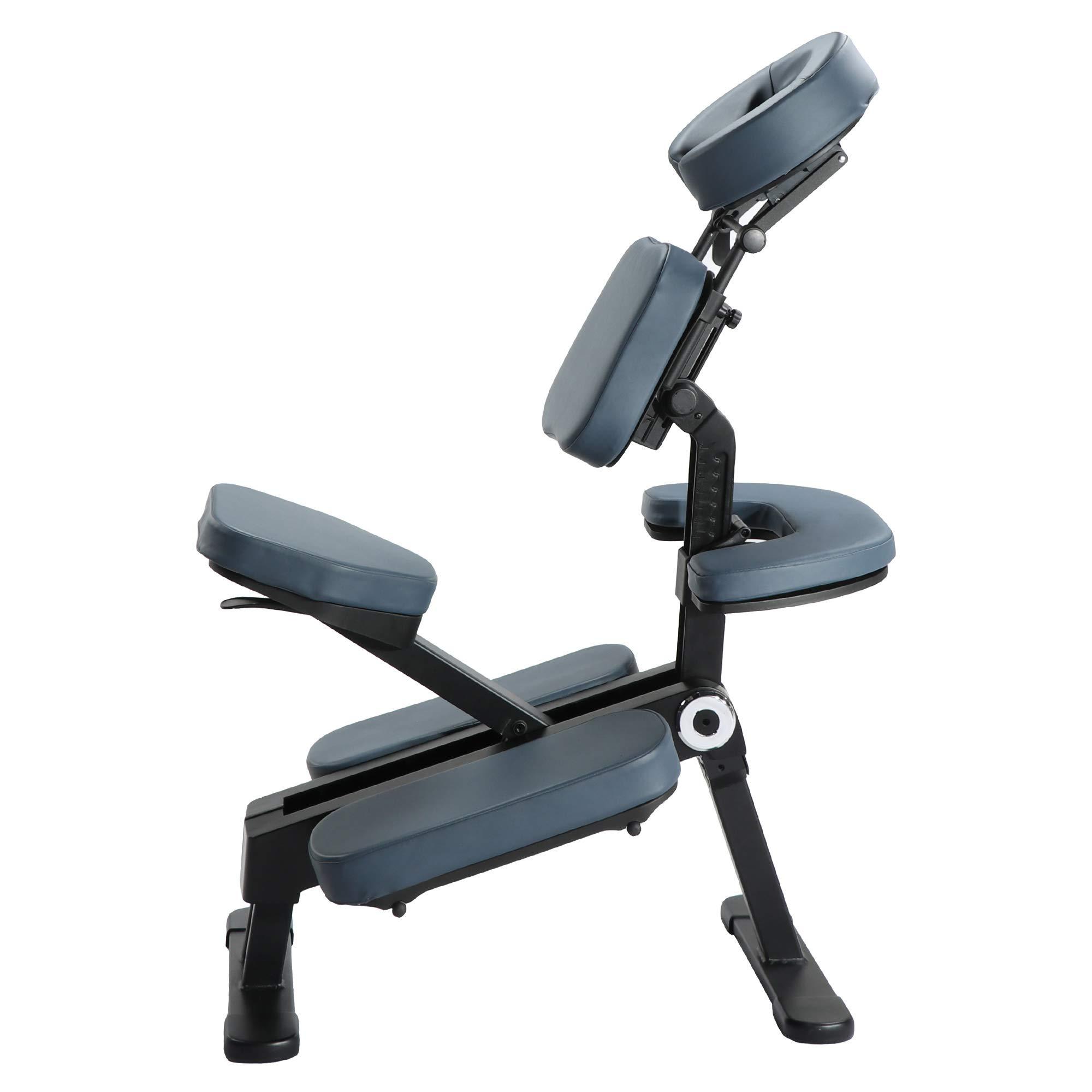 Master Massage Master Massage Gymlane Adjustable Portable Chair Ergonomic Design with 2-Inch Foam, Heavy-Duty Supports Up to 600 lbs