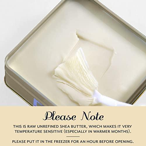 Mother's Shea Mother's Shea Whipped Shea Butter (Vanilla, 2 Oz Tins - Set of 3) 100% Pure Raw Unrefined African Shea - Organic, Sustainably-Sourced Ingredients - Natural Skin & Hair Care