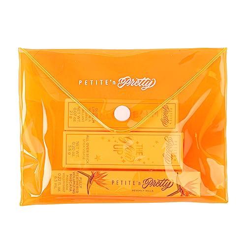 Petite \'N Pretty Petite \'n Pretty Makeup Set for Kids (Go for the Bronze) - Makeup for Tweens & Teens - Feathered Volumizing Mascara, Multi Stick for Eyes & Cheeks, Lip Balm, Made in the USA