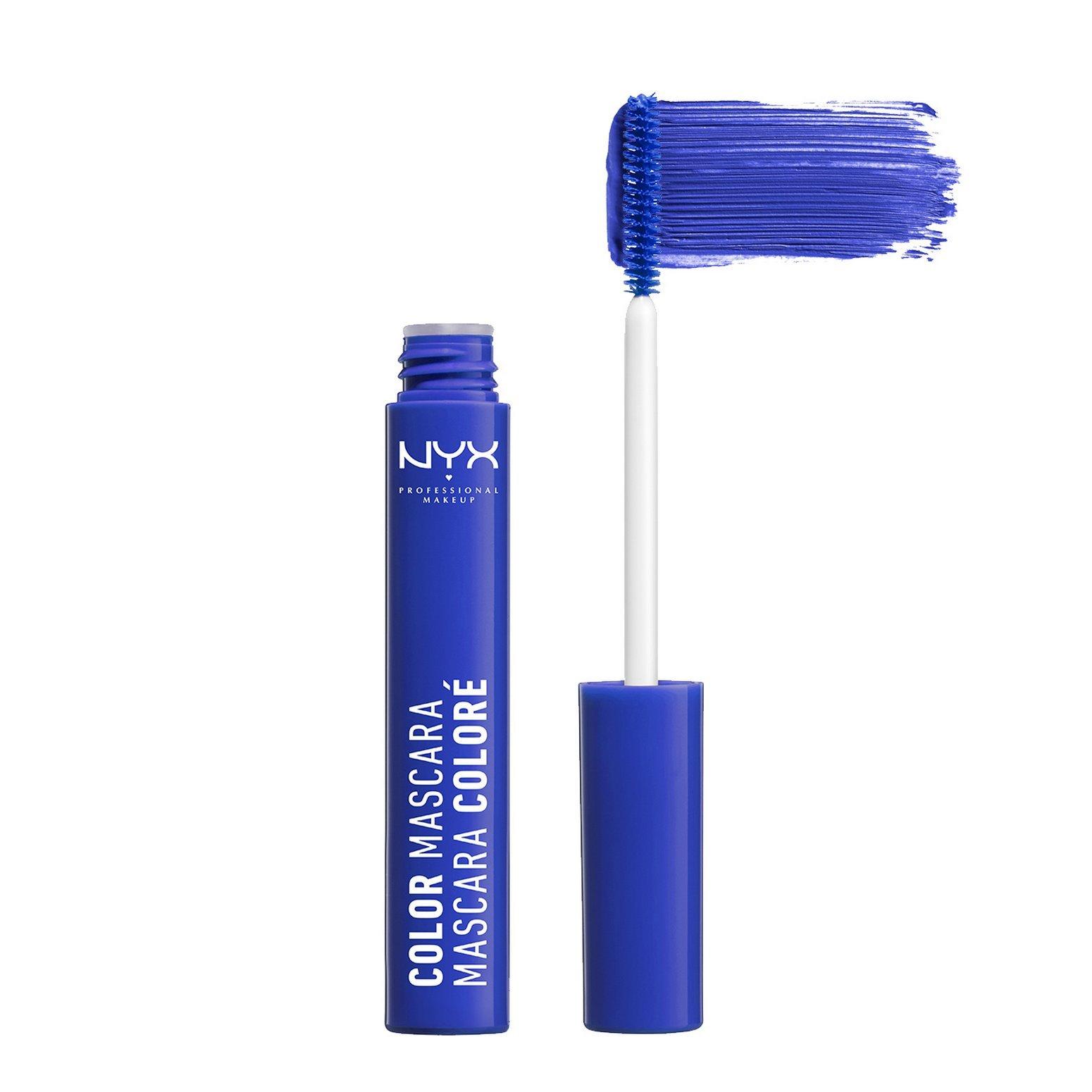NYX PROFESSIONAL MAKEUP NYX Professional Makeup Color Mascara, Blue, 0.32 Ounce