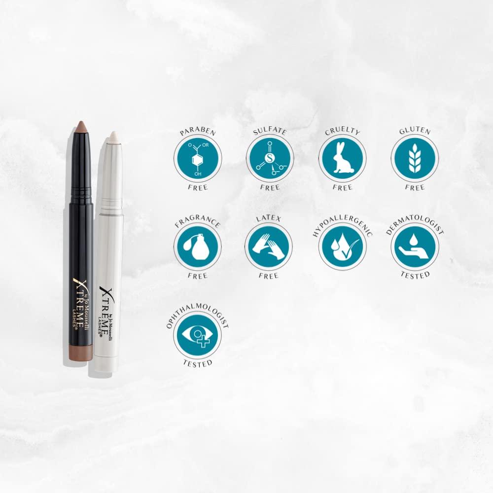 Xtreme Lashes Xtreme Lashes Glideshadow Long Lasting Eyeshadow Stick, Cream to Powder - Compatible with Eyelash Extensions - No Powdery Fallout or Buildup Along Lash Line, Muave