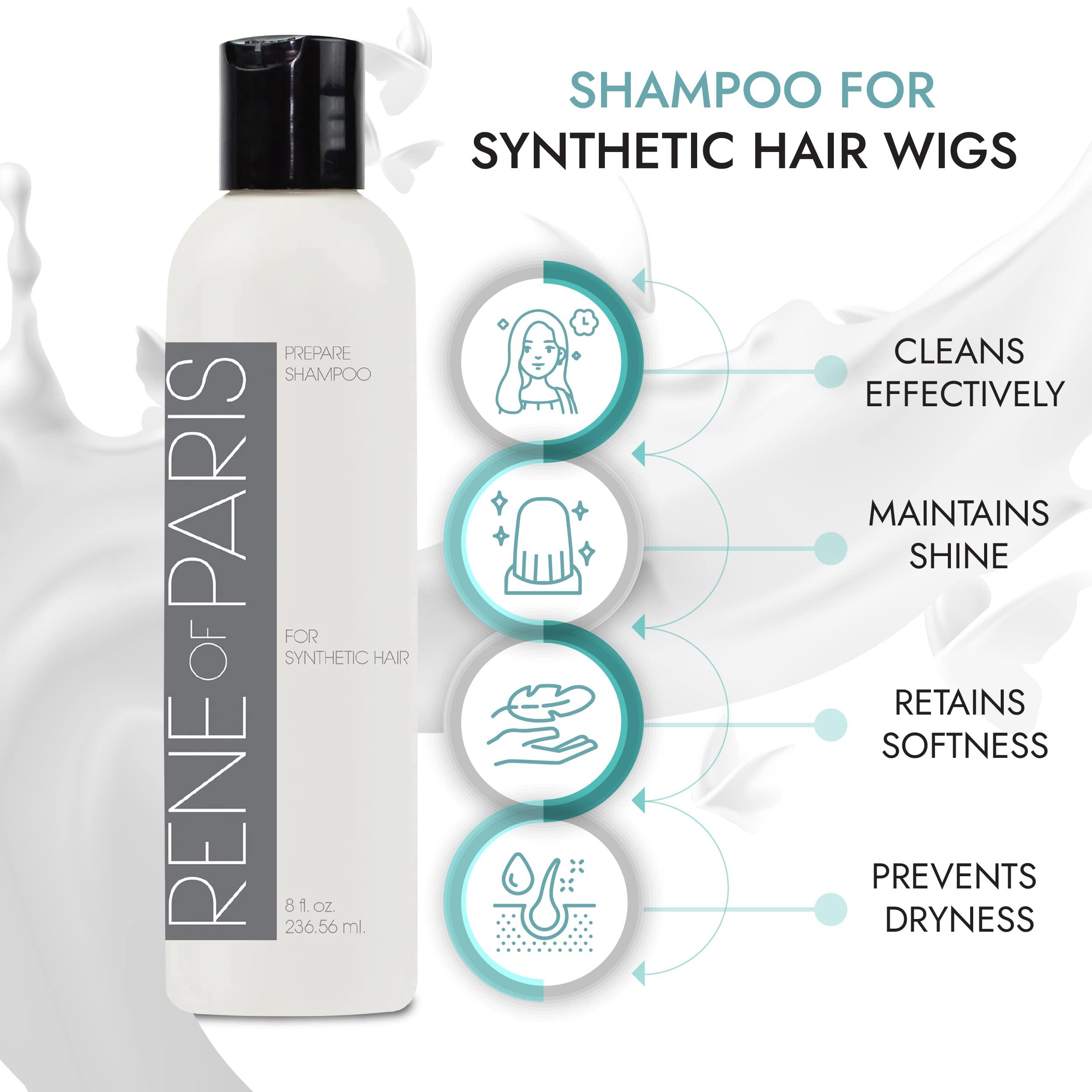 Rene of Paris Rene of Paris Prepare Wig Shampoo for Synthetic Wigs/Hair 8 oz.
