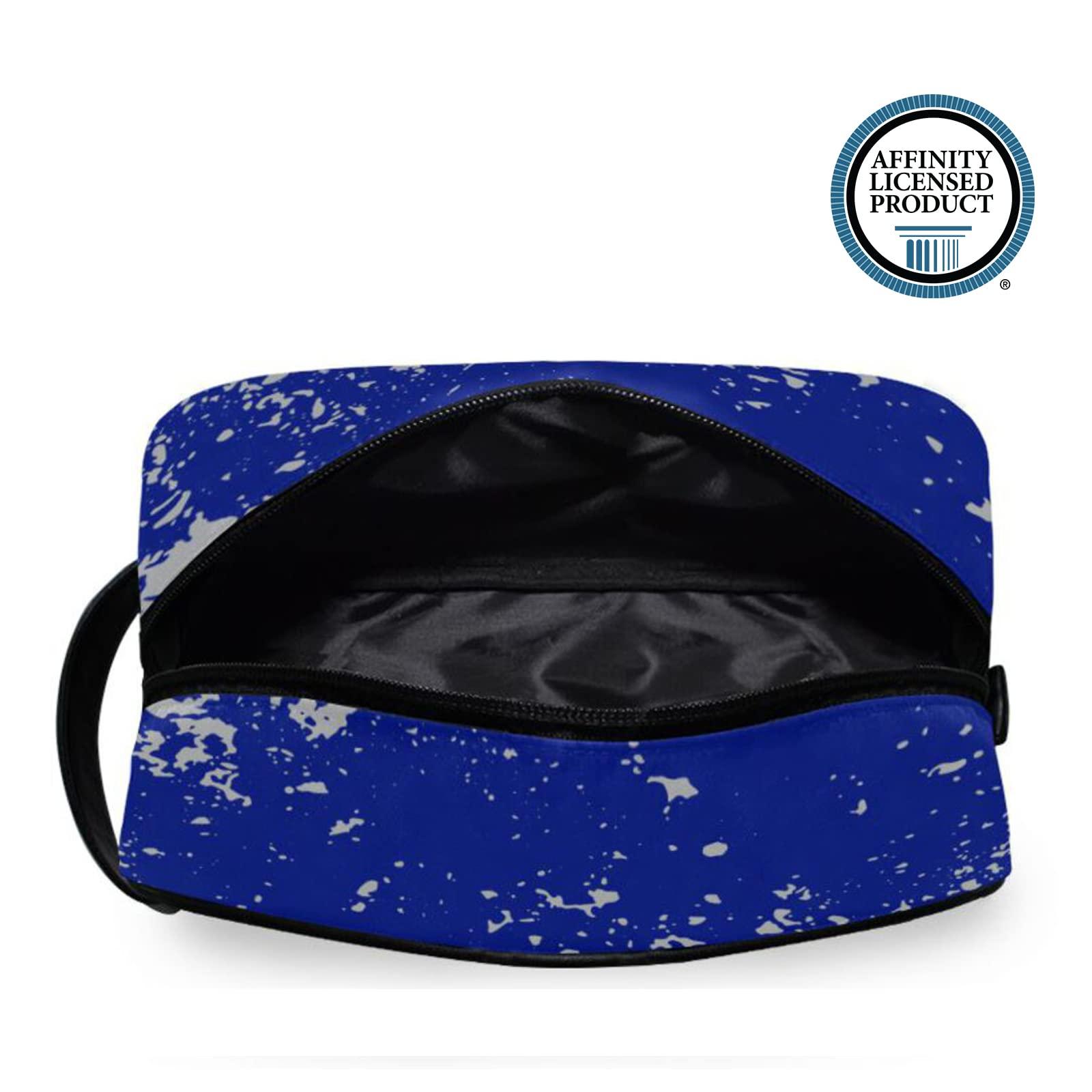 BBGreek BBGreek Phi Beta Sigma - Official Vendor - Men\'s Toiletry Bag/DOPP Kit - Blue Phi - Fraternity Paraphernalia