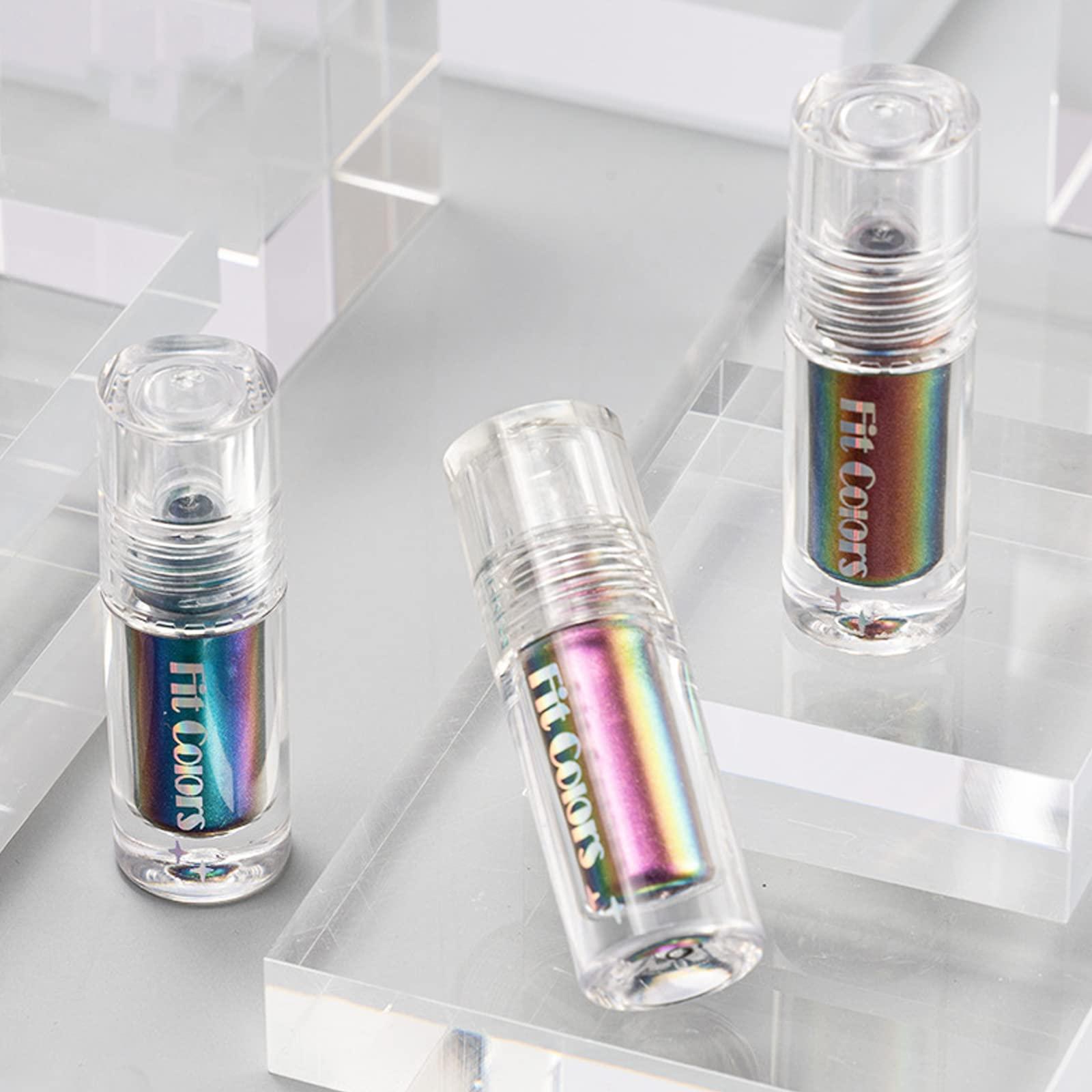 Domality Domality Chameleon Eyeshadow Liquid Set, 3pcs Intense Color Shifting Multichrome Eyeshadow, Highly Pigment Metallic Long Lasting Quick-Drying No Creasing Eye Makeup