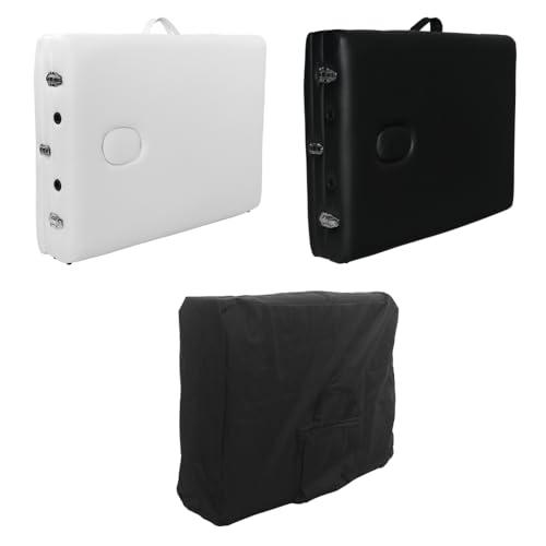 SKINACT SKINACT Portable Massage Table with Reclineable Back (White)