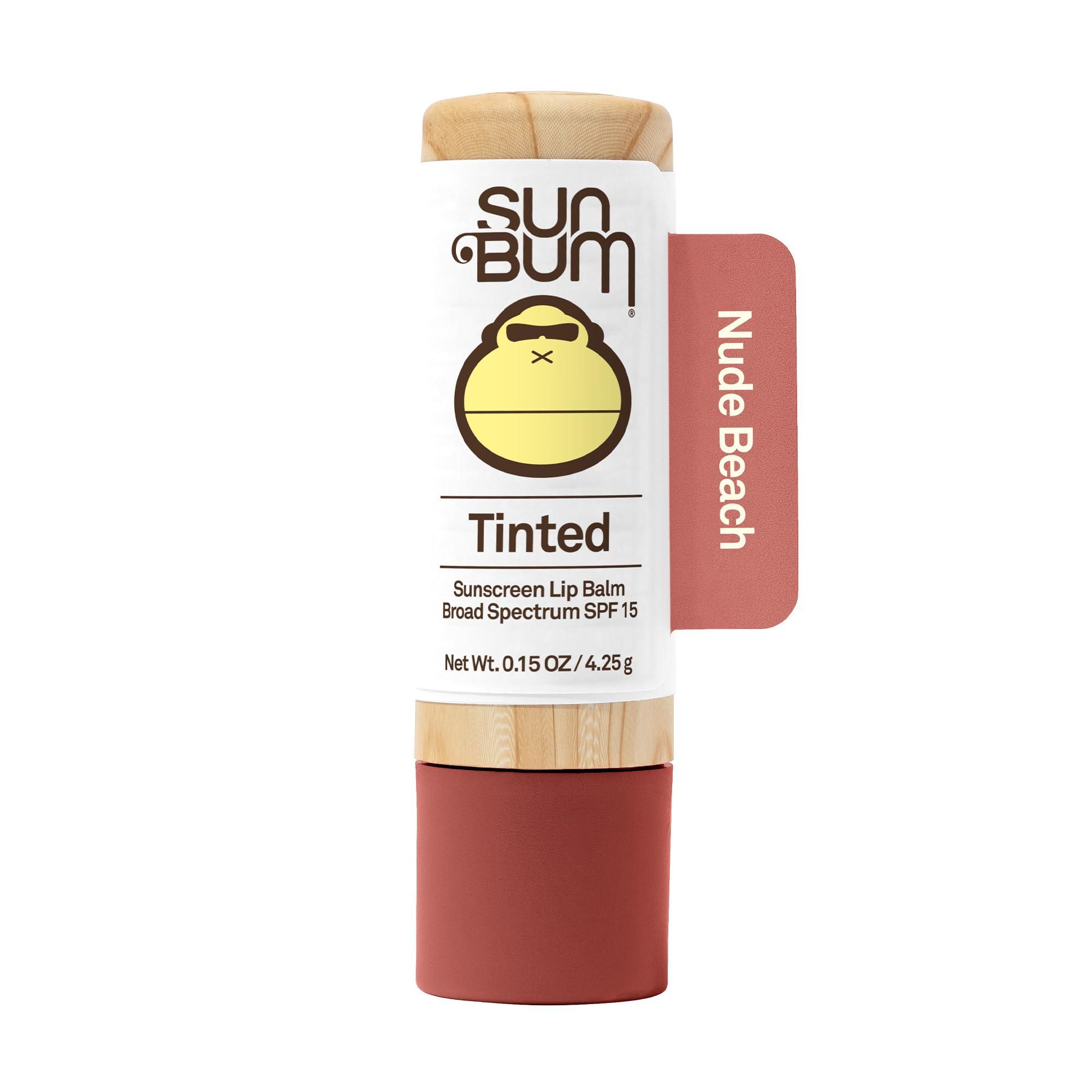 Sun Bum Sun Bum Original SPF 50 Sunscreen Face Lotion and Tinted Lip Balm Nude Beach SPF 15 UVA/UVB Protection