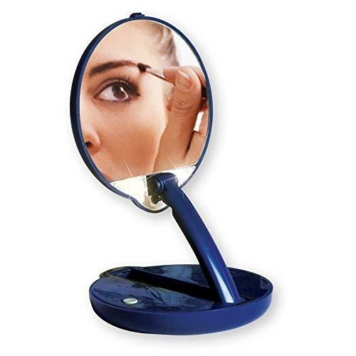 Floxite Floxite 15Xmag, Blue, Tabletop Mount, Round Glass Mirror