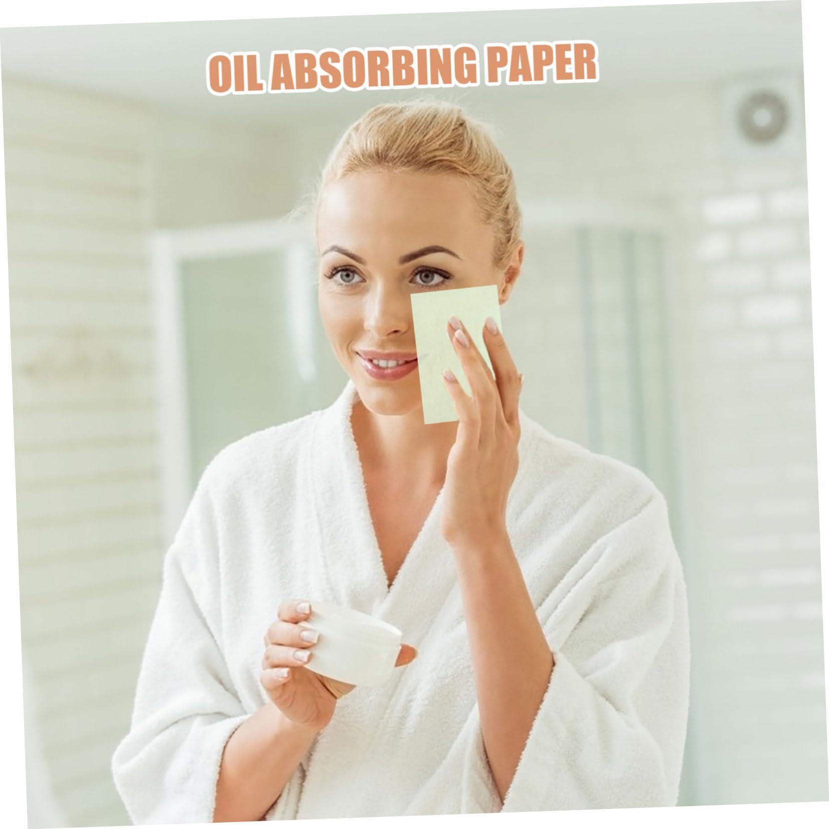 BIUDECO BIUDECO 10 Pack Facial Oil Blotting Sheets 100 Sheets/box Makeup Oil Removal Paper Oil Control for Face Portable Convenient