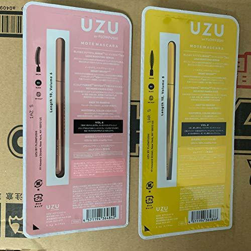 BeautyMALL UZU FLOW FUSHI Colorful Mascara Black/Brown/Clear/Purple/Navy/Copper/Burgundy Long Volume Water Proof Mascara Makeup Voluminous Volume Curling Mascara (Clear)