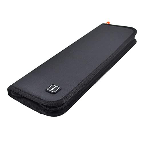 navor navor Travel Tie Case - Premium Tie Holder for Tie Necktie Bow Tie Bar and Cufflinks - Mens Portable Tie Storage Box - Tie Storage Case Gift for Men - Men\'s Travel Tie & Cufflinks Holder