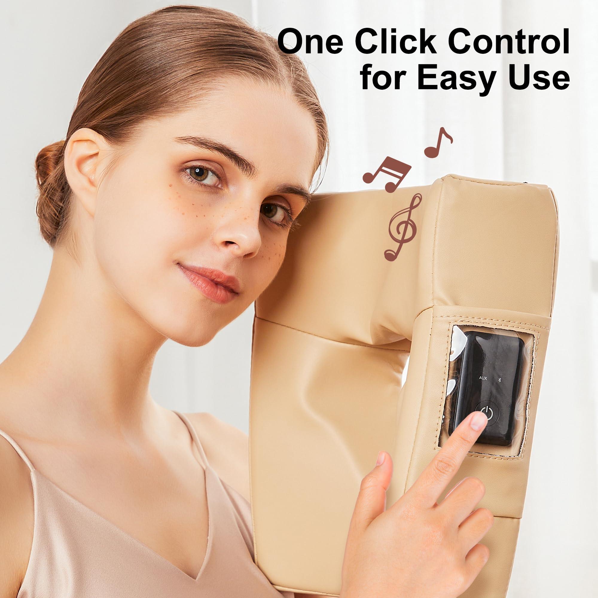 Master Massage Master Massage Universal MusicMaster Crescent Round Face Cushion and Adjustable Massage Table Face Cradle Set - Massage Table/Chair Headrest Set (ErgoCaptain Face Cradle, Cream)