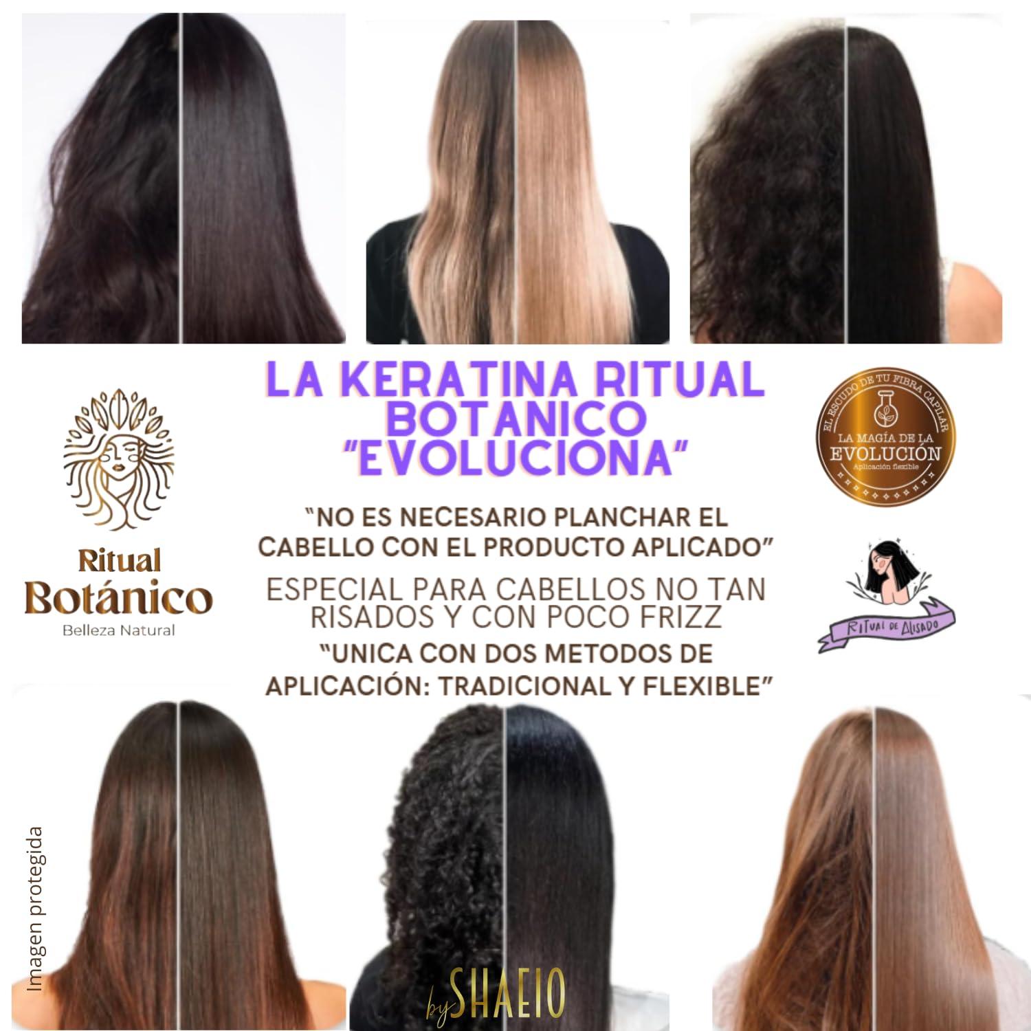 SHAEIO RITUAL BOTANICO Colombian Organic Keratin - 250 ML. Vegan Keratin Hair Mask with 12 Natural Oils and Amino Acids for Smoothing Hair