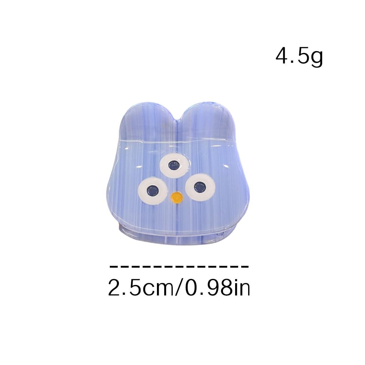 Clip Sugar Cute Monster Hair Clip,Acrylic Claw Clips,Hair Clips for Women,Pack of 2,Light Blue