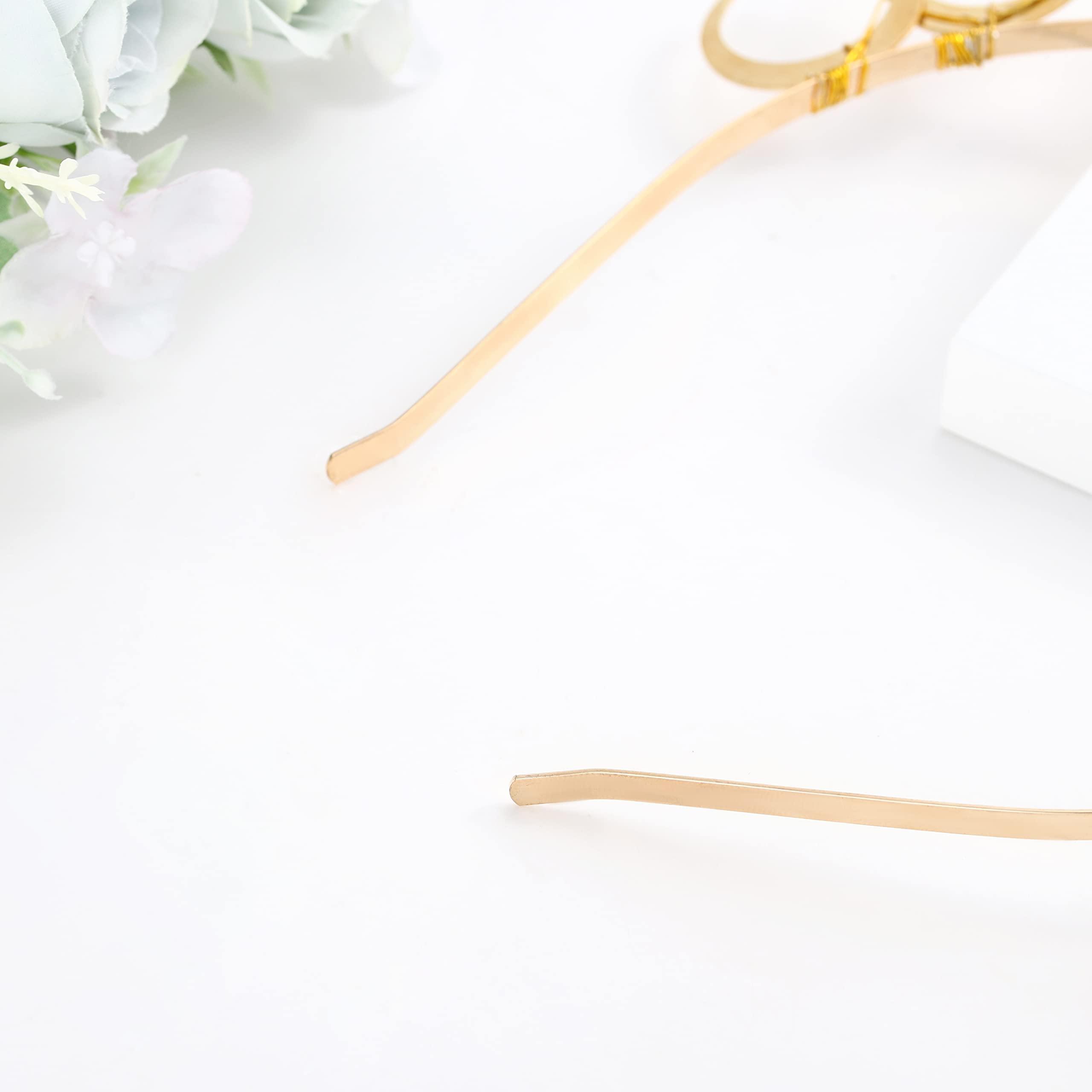 Urieo Urieo Rhinestone Moon Crown Headband Gold Star Headpiece Crystal Tiara Headbands Parties Hair Accessory for Women