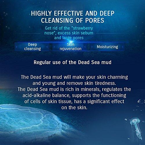 AICHUN BEAUTY AICHUN BEAUTY Blackhead Facial Mask, Peel Off Mask,Blackhead Remover Black Mask Deep Clean Mask, Bamboo Charcoal Deep Cleansing Blackhead Remover Purifying Peel Face Mask 50g