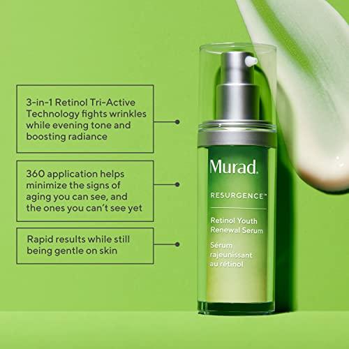 Murad Murad Youth Renewal Retinol Trial Kit – 3-Piece Trial-Size Kit $102 Value - Anti-Aging Retinol Skincare Set - Retinol Serum for Face, Retinol Eye Serum, & Retinol Night Cream