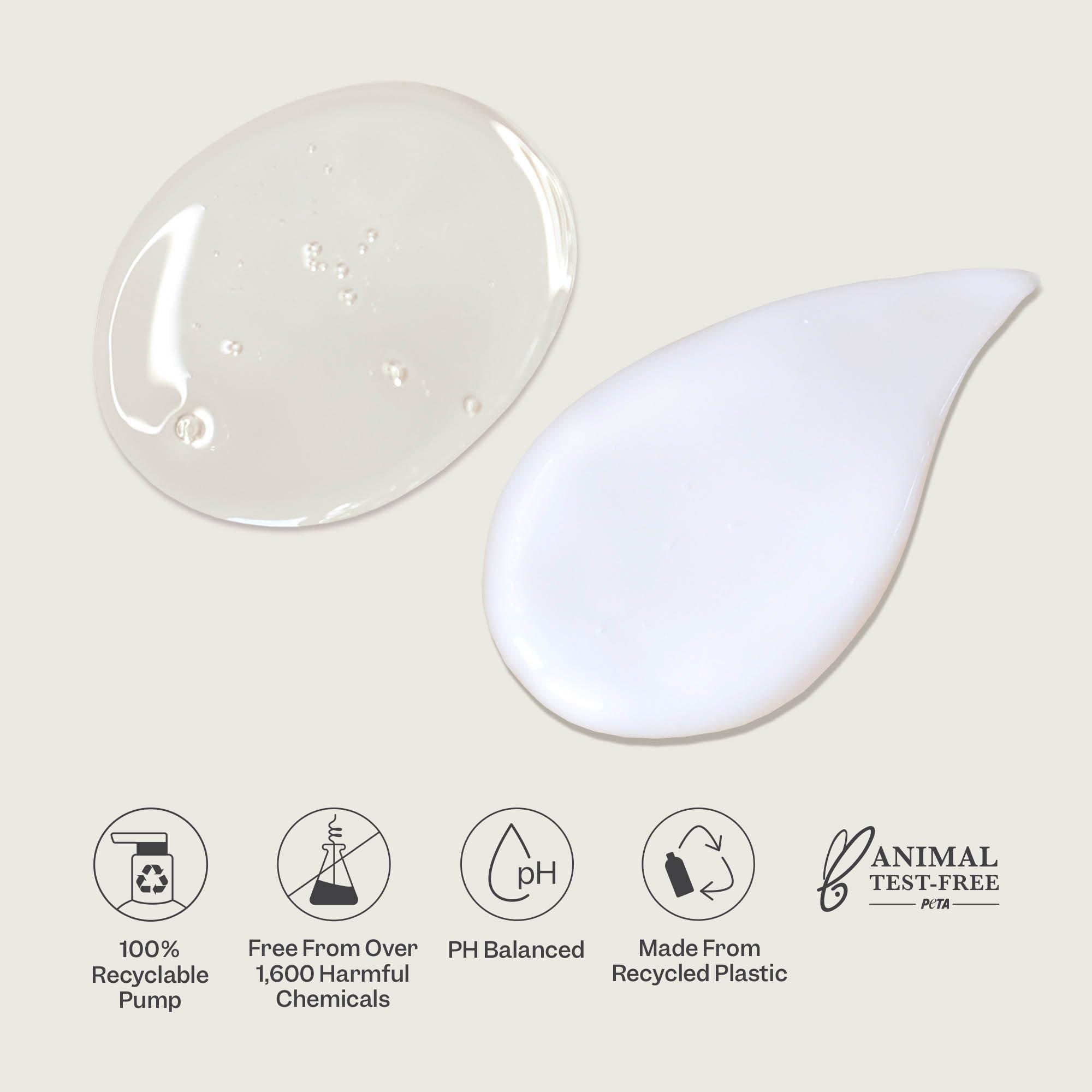 RENPURE Renpure Biotin & Collagen Shampoo & Conditioner Set, Plant- Based - Nutrient Infused Formulas for Fuller, Thicker Looking Hair - For Fine Hair - Vitamin B7 (Biotin) & Collagen - 24 Fl Oz each, 2 Pack