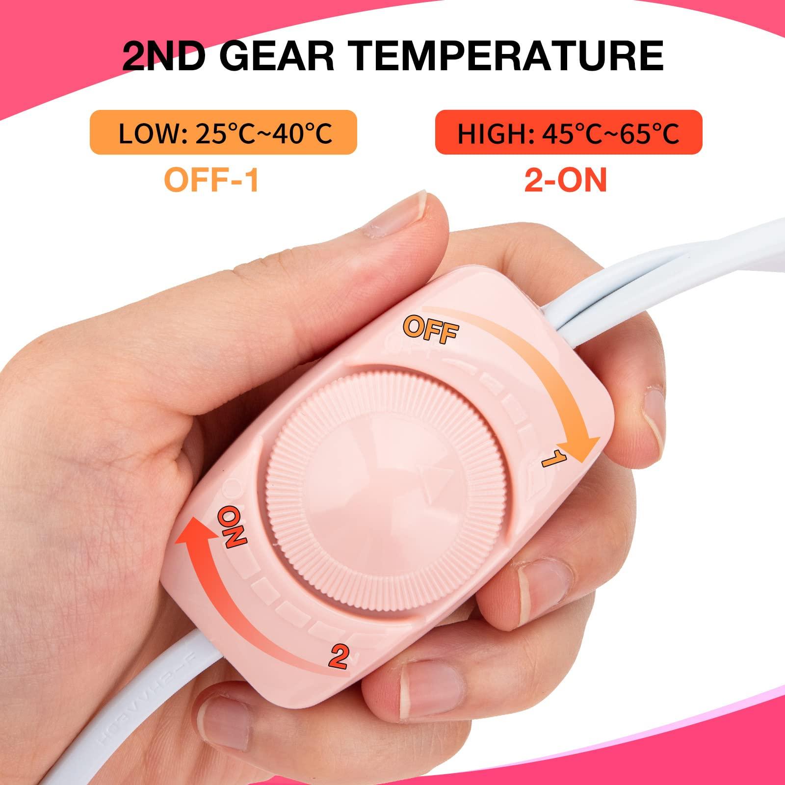 Noverlife Noverlife Paraffin Wax Heated Booties, Electric Heated Nail Art Pedicure Foot Cover, Infrared Wax Therapy Treatment SPA Warmer Kit for Foot Care