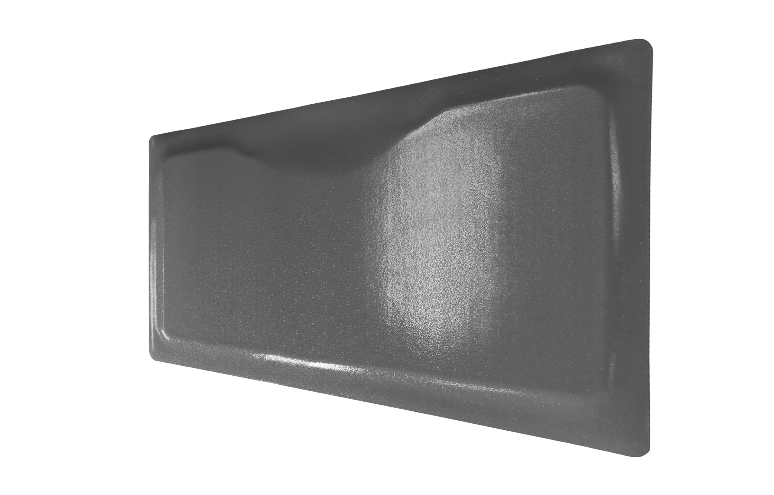 Rhino Mats Rhino Hide Salon Mat 3\' x 3.5\' (Rectangular, Gray 1/2\'\' Thick)