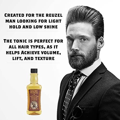 REUZEL Reuzel Grooming Tonic, Hair Oil Treatment For Men, 11.83 oz
