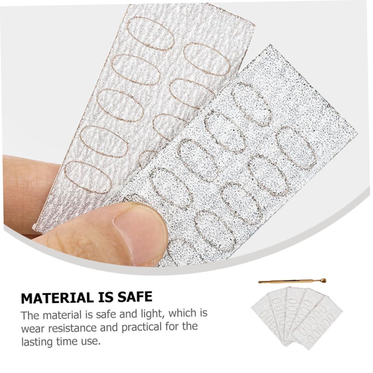 Healeved Healeved Stainless Steel Cuticle Pusher Dual Head Nail Tool with Nail Scraper for Salon Home and Travel