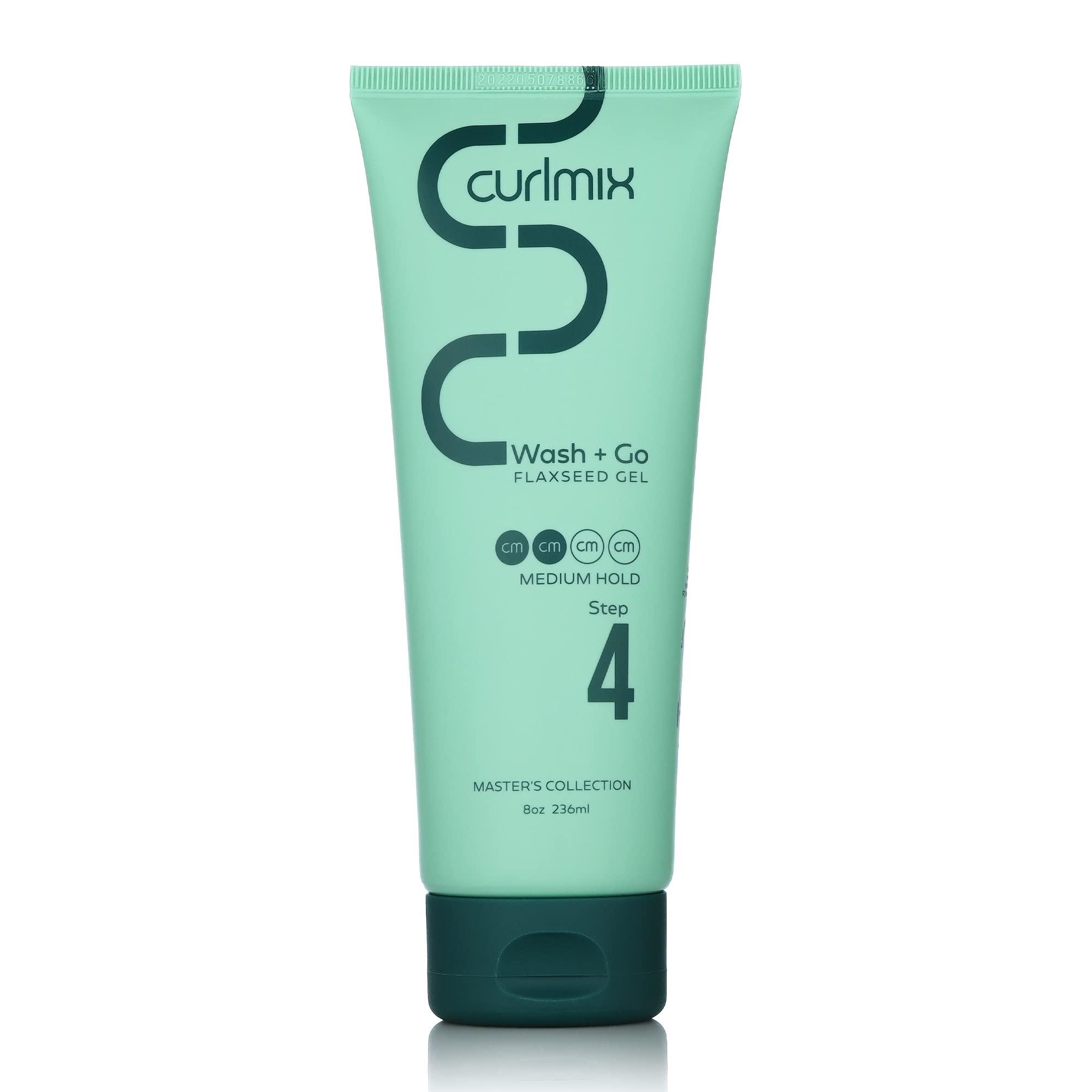 CurlMix CurlMix Medium Hold Flaxseed Gel for Curly Hair - Defines & Elongates Curls without Dryness or Flaking