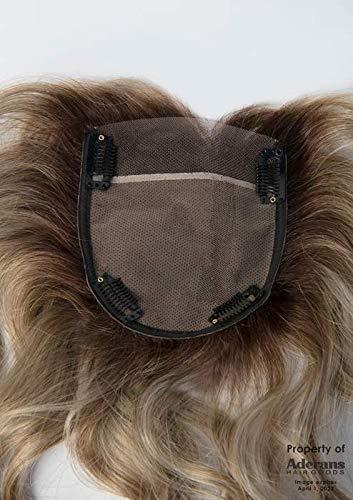 Amore & Maxwigs Luxe Top Piece Topper Color Cappucino - Amore Wigs 10" Long Volume Hairpiece Lace Front Monfilament Base Fringe Crowne Pressure Sensitive Head Peluca Bundle MaxWigs Hairloss Booklet