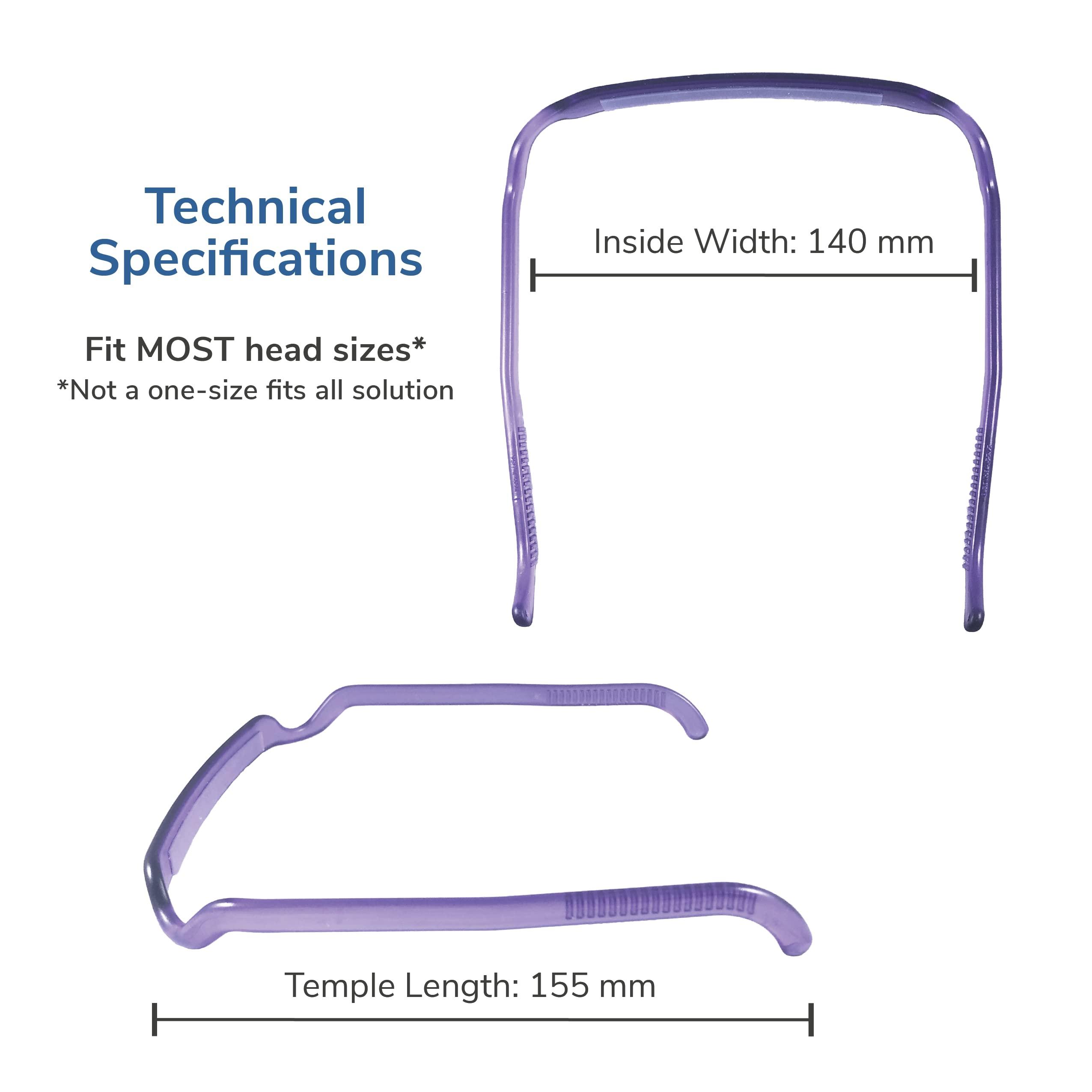 Zazzy Bandz Zazzy Bandz - Curly Thick Hair - Medium Headband - Hand-Wrapped Solids (Original, Red)