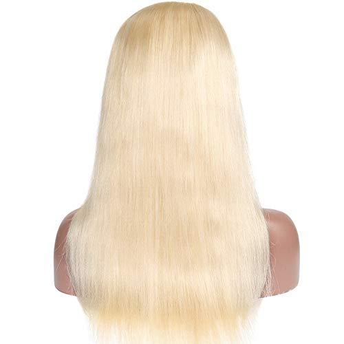 Loviness 613 Blonde Human Hair Wigs Long 13X4 Lace Front Deep Parting Wig Glueless 180% Density Lace Wig With Pre-Plucked Hairline Human Hair Straight For Women Bleached Knots 22 Inch
