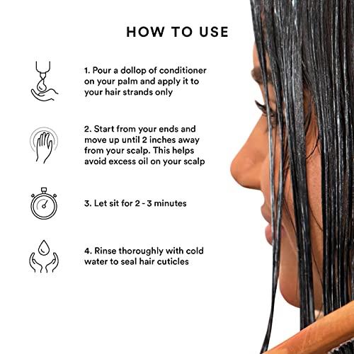 WOW Skin Science WOW Skin Science Coconut Milk Hair Conditioner for Dry Hair - Deep Conditioner for Dry Damaged Hair Sulfate Free Conditioner - Curly Hair Conditioner - Conditioner for Men & Women