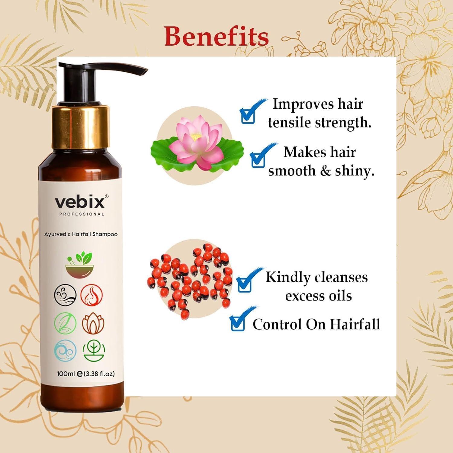 Generic Customised HairFall Control Regimen- 3 Ayurvedic Product Kit For All Hair - Lotus AntiHairfall Shampoo, Neem AntiHairfall Hair Oil & Aloe Vera Hair Booster Serum