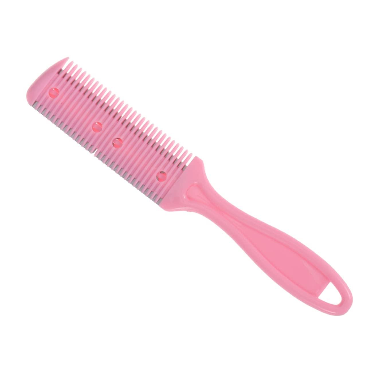 FRCOLOR FRCOLOR Stainless Steel Hair Cutting Comb Double-sided Haircut Scissors Hair Trimmer