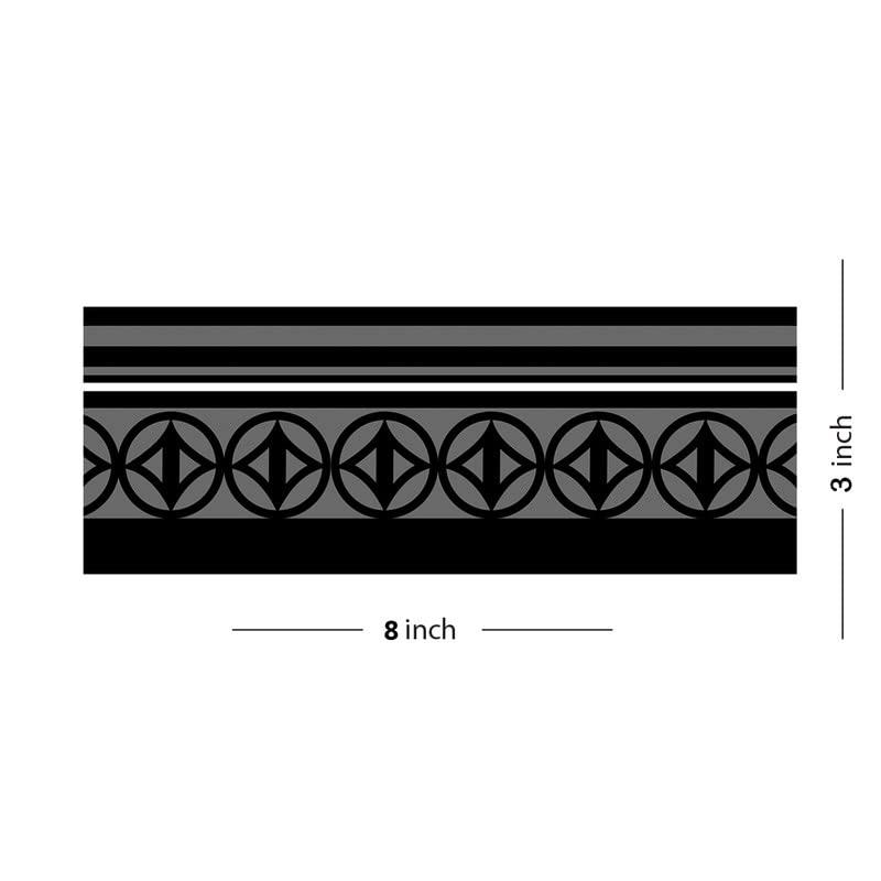 VOORKOMS Voorkoms Arrow Handband, wrist band tattoo Design Temporary Tattoo Waterproof for Men Boys Women, Girls Combo Pack of 7