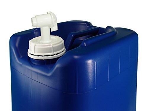 API Kirk Containers API Kirk Containers 5 Gallon Samson Stackers, Blue, 6 Pack (30 Gallons), Emergency Water Storage Kit - New! - Clean! - Boxed! Kit Includes one Spigot & Wrench