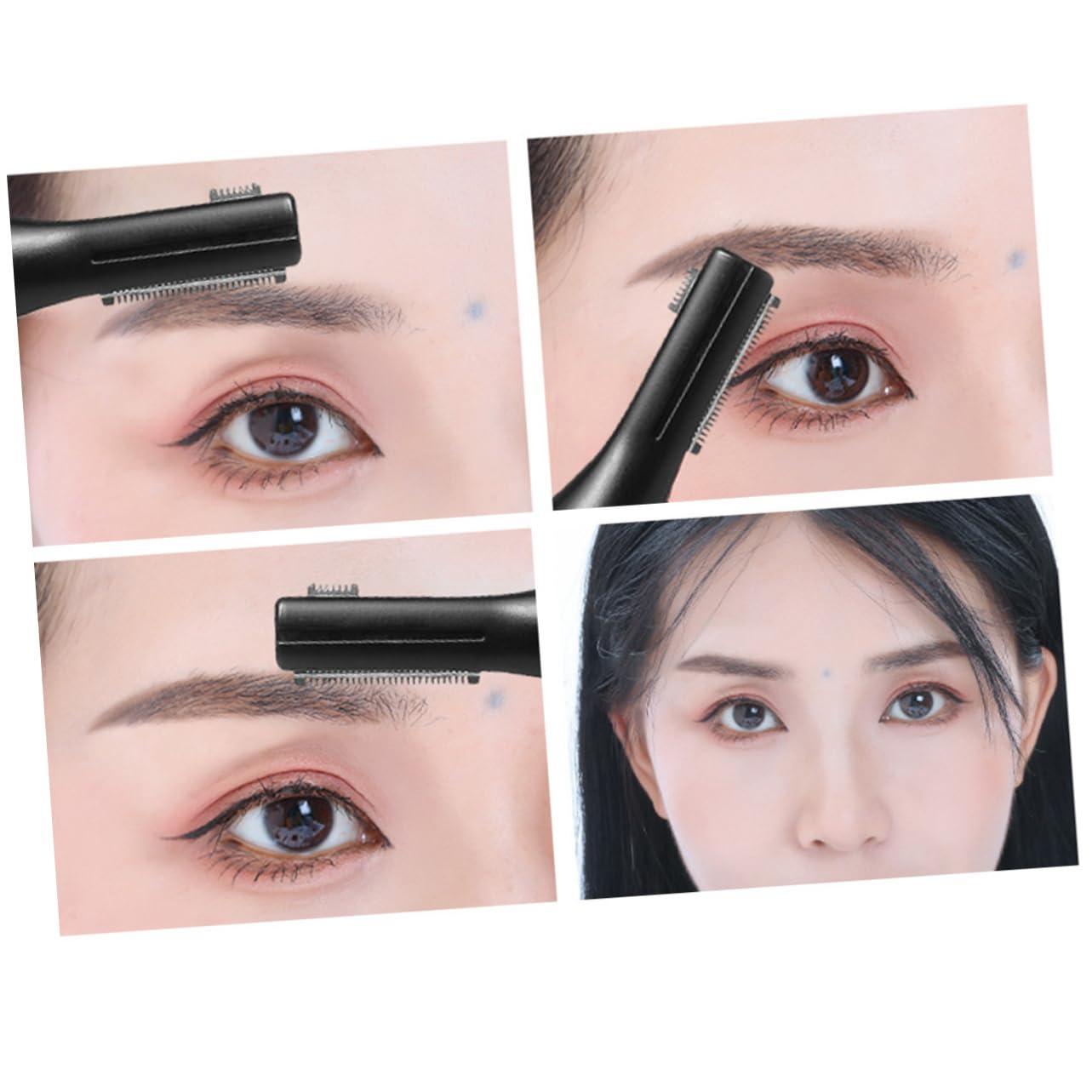 Hemoton Hemoton Eyebrow Shaver Electric Eyebrow Trimmer Trimming Detachable Head Waterproof Perfect for Women Grooming Tool