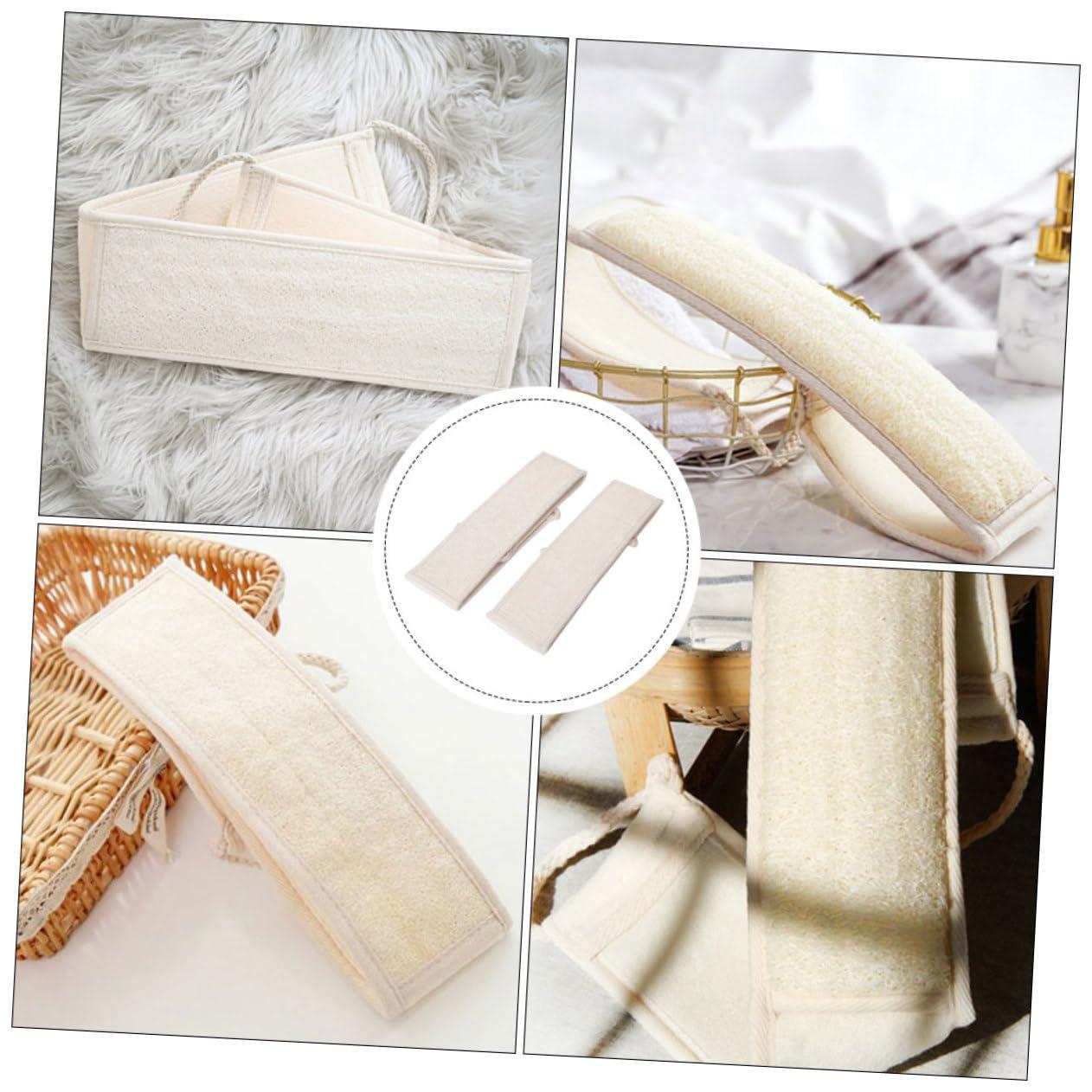 Beatifufu Beatifufu 2pcs Organic Sponge Sponge for Bath Body Scrubbers Natural Sponge Bath Back Scrubbers