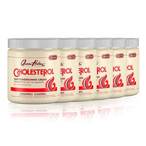 Queen Helene Queen Helene Cholesterol Hair Conditioning Cream, 15 Oz (Pack of 6) (Packaging May Vary)