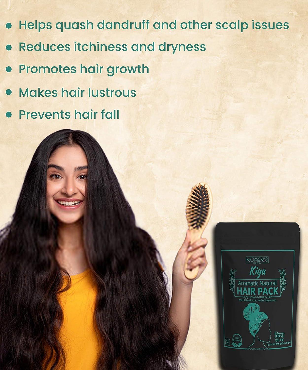 Generic Hair Pack/Mask Powder for Dandruff, Hair Fall and Hair Growth | Natural, Aromatic, Ayurvedic Hair Mask with Herbal Ingredients Hibiscus, Neem, Bhringraj, Onion & Amla