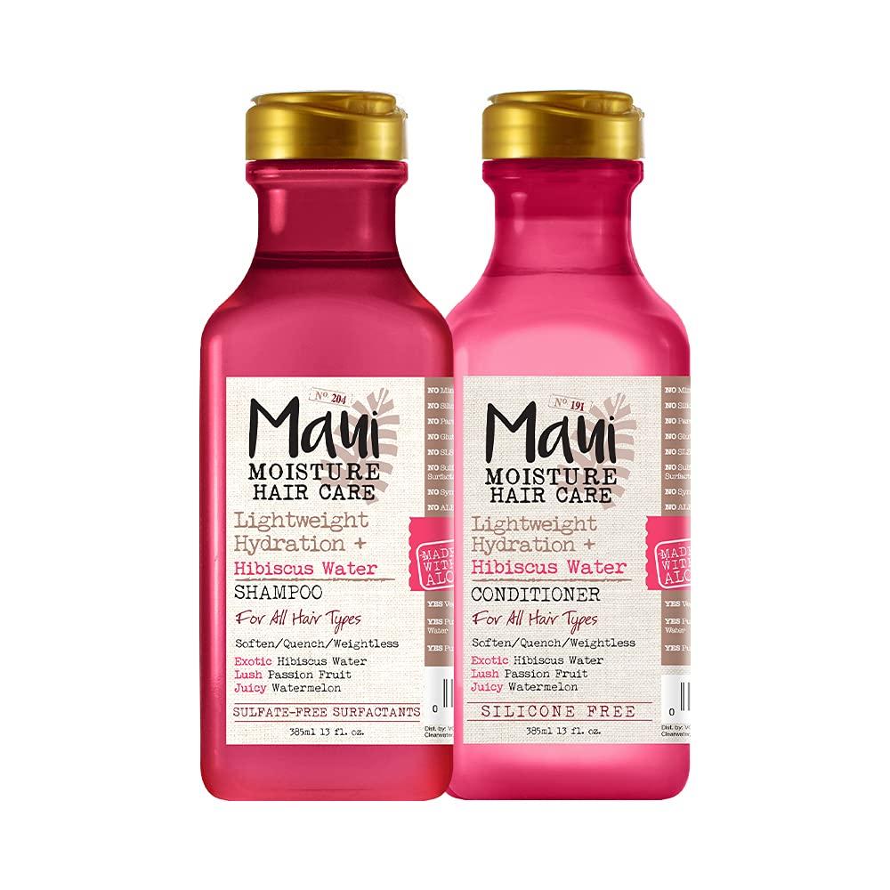 Maui Moisture Maui Moisture Lightweight Hydrating Hibiscus Water Conditioner and Shampoo Set - No Sulfates, 13 fl oz